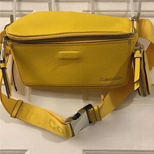 Calvin Klein Vibrant Yellow Crossbody Bag